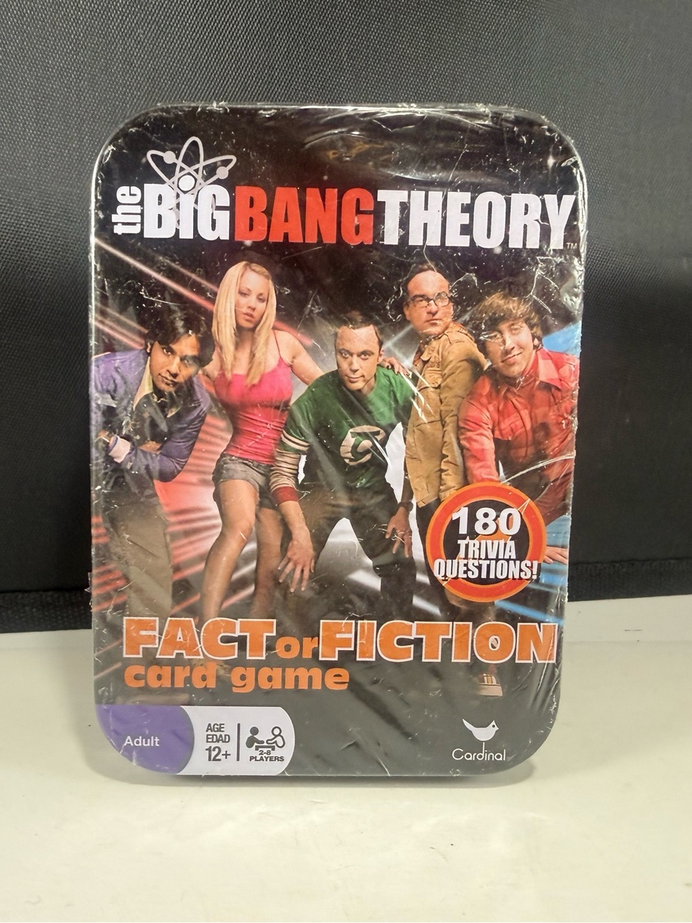 The Big Bang Theory Fact or Fiction Card Game NEW Sealed Travel Pocket Bar Size